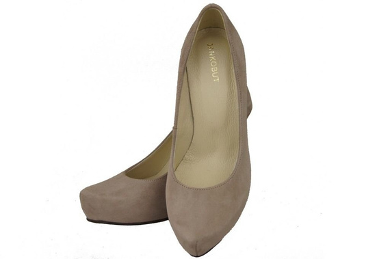 Women's shoes Pumps Natural leather Suede 644 ElitaBut