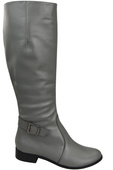 Women’s  leather boots, lined officer boots, flat 225 ElitaBut