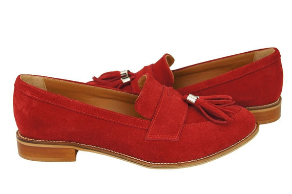 Shoes Women's loafers Natural Leather Velor 134 ElitaBut