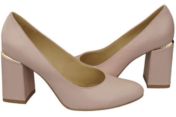 Women's shoes Pumps Natural leather 179 ElitaBut