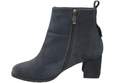 Women’s ankle boots in genuine suede leather, stable block heel, with zipper – 224 ElitaBut
