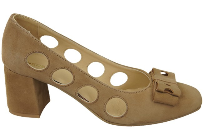 Women's shoes Pumps Natural leather suede 182 ElitaBut