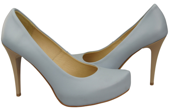 Women's shoes Pumps High heels natural leather 205 ElitaBut