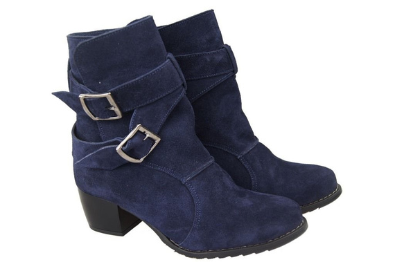 Shoes Women's boots Natural leather Velor 119 ElitaBut