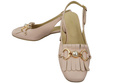 Women's Shoes Sandals Decorated with Fringes Natural Leather 208 ElitaBut