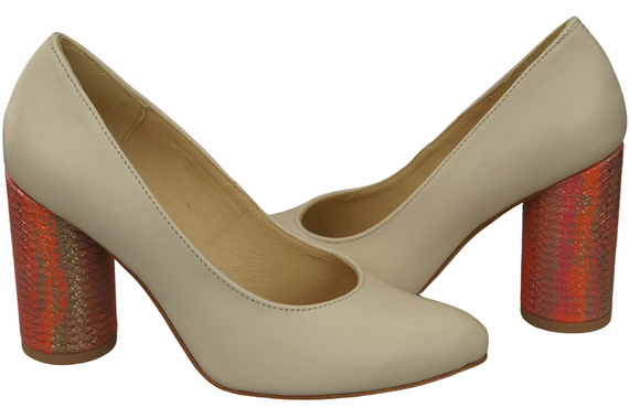 Women's shoes Pumps Natural leather 194 ElitaBut