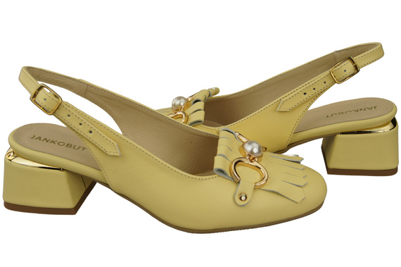 Women's Shoes Sandals Decorated with Fringes Natural Leather 208 ElitaBut