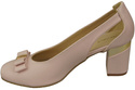 Shoes Women's pumps in Natural Leather with Decorative Heel 199 ElitaBut