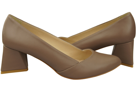 Women’s Pumps Genuine Leather Pointed Toe Heel ElitaBut 221