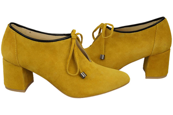 Women's shoes Low shoes Natural leather velor 183 ElitaBut