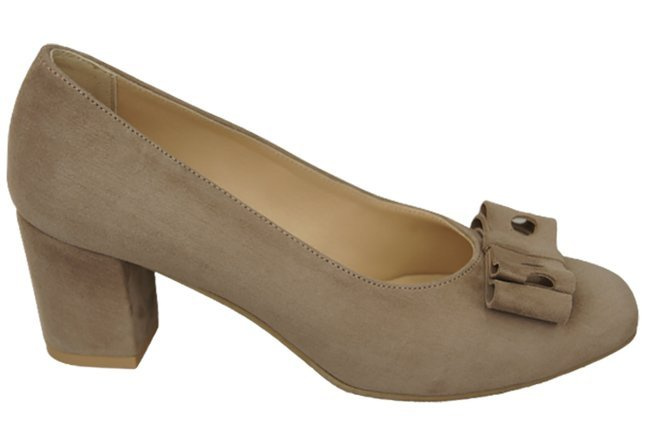 Women's shoes Pumps Natural leather suede 163 ElitaBut