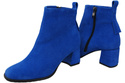 Women’s ankle boots in genuine suede leather, stable block heel, with zipper – 224 ElitaBut