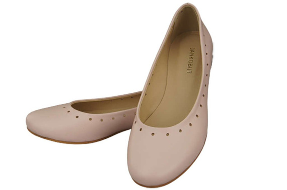 Women's Shoes Comfortable Ballerinas Natural Leather 162 ElitaBut