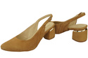 Women's Sandals in Natural Suede Leather - Elegance and Comfort 196 Z ElitaBut