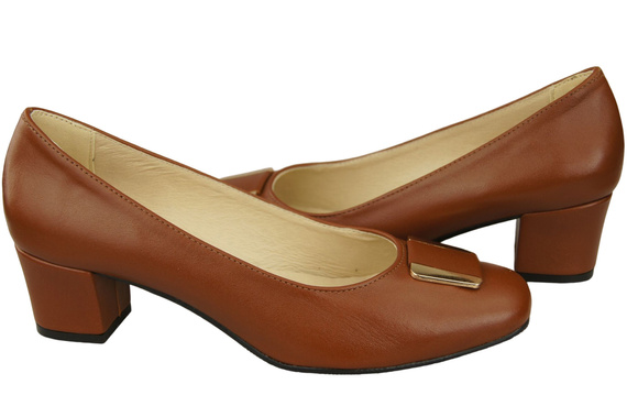 Women's shoes Pumps Natural leather 187 ElitaBut