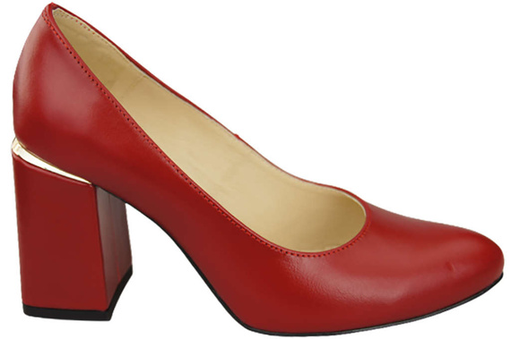 Women's shoes Pumps Natural leather 179 ElitaBut