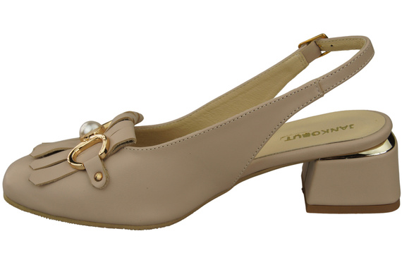 Women's Shoes Sandals Decorated with Fringes Natural Leather 208 ElitaBut