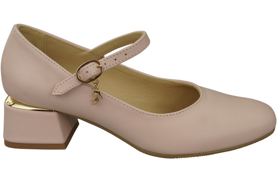 Women's shoes Pumps with a strap, natural leather 202 ElitaBut