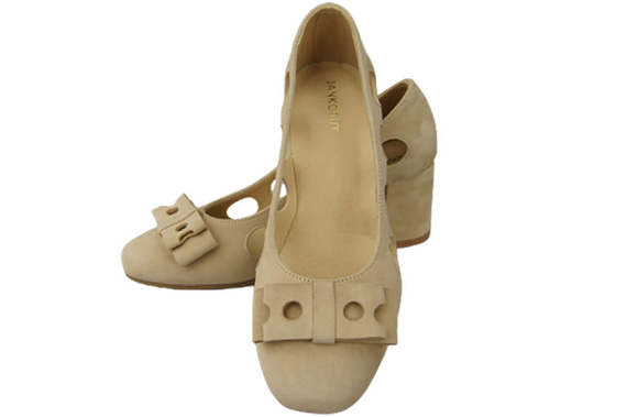 Women's shoes Pumps Natural leather suede 182 ElitaBut