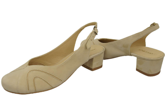 Footwear Women Sandals natural leather 842 Z ElitaBut