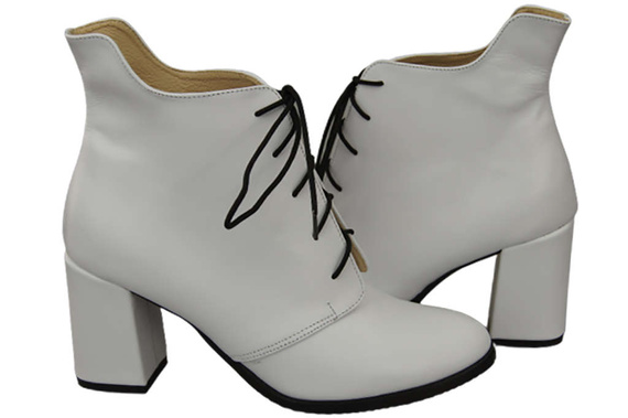 Shoes Boots Women Lace-up Spring / Fall natural leather 174 L ElitaBut