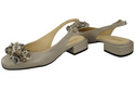 Women's Shoes Sandals with Crystals Natural Leather 215 ElitaBut