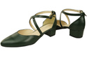 Women’s Leather Sandals with Straps Low Heel 223 ElitaBut