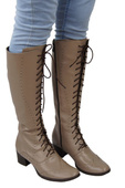 Shoes Women's boots Lace-up natural leather 595 ElitaBut