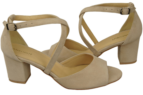 Women's shoes Sandals natural leather Suede 111 ElitaBut