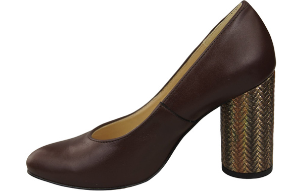 Women's shoes Pumps Natural leather 194 ElitaBut