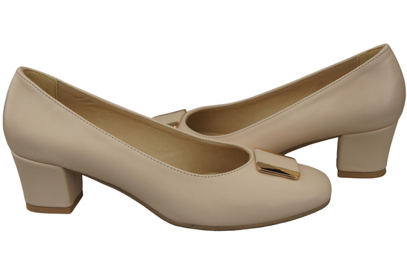 Women's shoes Pumps Natural leather 187 ElitaBut
