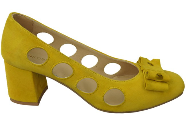 Women's shoes Pumps Natural leather suede 182 ElitaBut