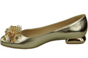 Women's Pumps with Crystals Flat Natural Leather 216 ElitaBut