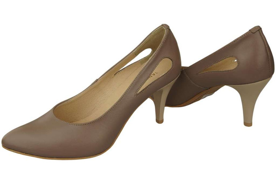 Women's shoes Pumps Natural leather 166 ElitaBut