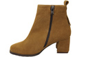 Women’s ankle boots in genuine suede leather, stable block heel, with zipper – 224 ElitaBut
