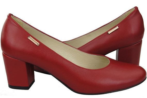 Women's Shoes Pumps Natural Grain Leather 125 ElitaBut