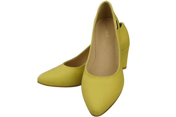 Classic Smooth Pumps Shoes Women's Black Natural Leather 213 ElitaBut