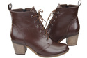 Shoes Boots for women Lace-up Winter natural leather 188 Z ElitaBut
