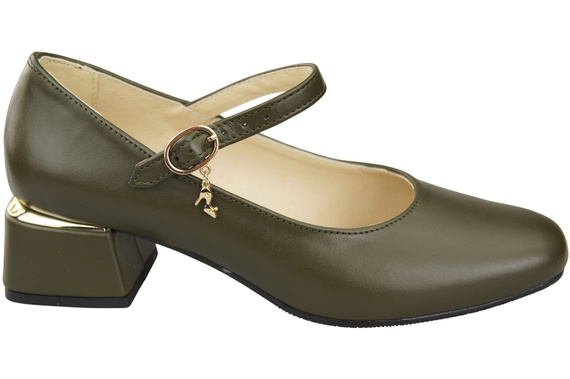 Women's shoes Pumps with a strap, natural leather 202 ElitaBut