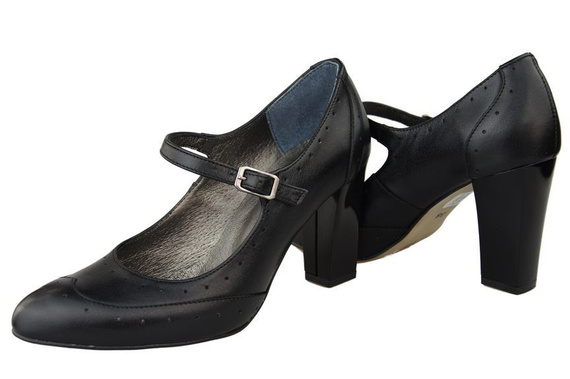 Women's shoes Pumps natural leather 958 ElitaBut