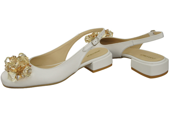 Women's Shoes Sandals with Crystals Natural Leather 215 ElitaBut