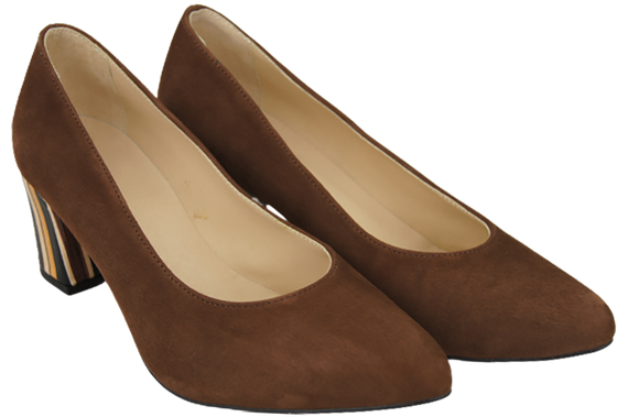 Women's footwear Women's pumps Suede leather 158 Z ElitaBut