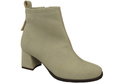 Women’s ankle boots in genuine suede leather, stable block heel, with zipper – 224 ElitaBut