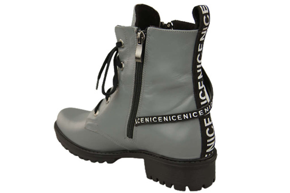 Footwear Boots Women's boots with the inscription NICE Natural Leather 173 L ElitaBut