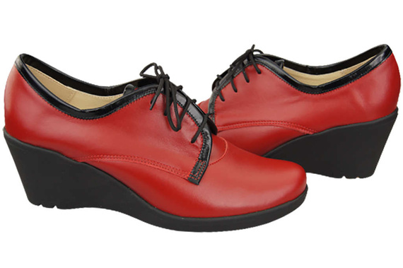 Shoes Women's Brogues On Wedge Natural leather 181 ElitaBut