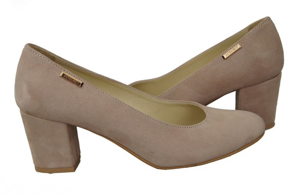Women's Shoes Pumps Natural Leather Suede 125 ElitaBut