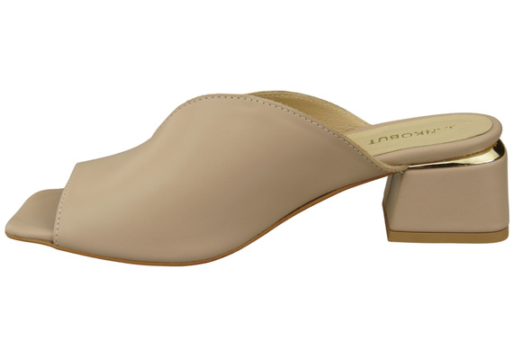 Women's Shoes High-Heeled Flip-Flops Natural Leather 210 ElitaBut