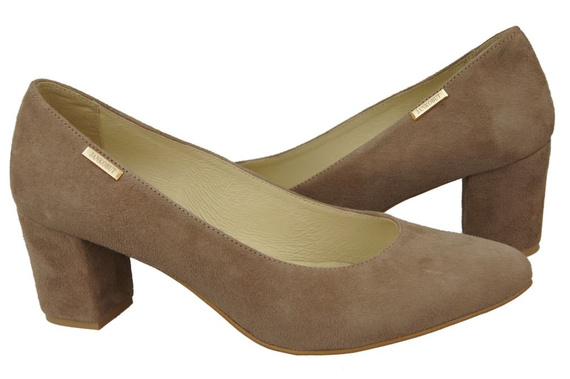 Women's Shoes Pumps Natural Leather Suede 106 ElitaBut
