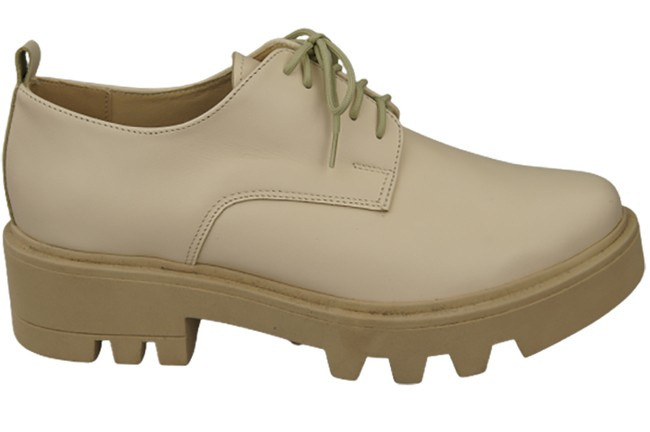 Women's shoes Lace-up leather Natural 180 ElitaBut