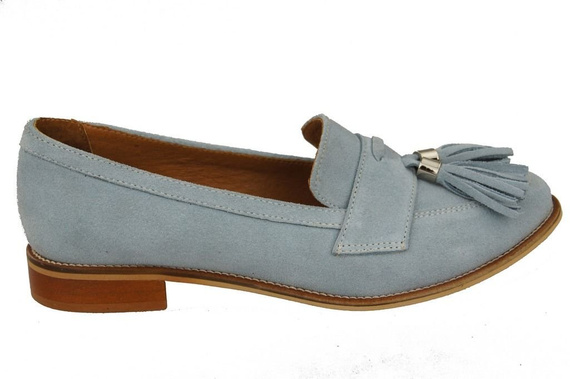 Shoes Women's loafers Natural Leather Velor 134 ElitaBut